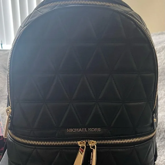 Black MK Rhea Zip Up display picture 3